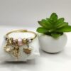 Pulsera Tipo Pandora Rosa
