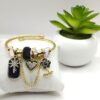 Pulsera tipo Pandora Negra
