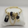 Pulsera tipo Pandora Negra - Imagen 2